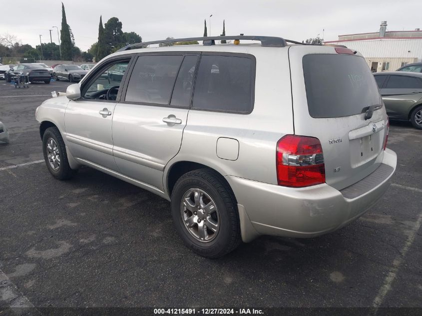 2004 Toyota Highlander V6 VIN: JTEDP21A640019797 Lot: 41215491