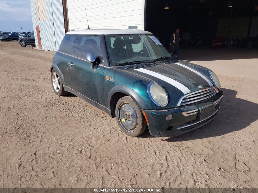 2006 Mini Cooper VIN: WMWRC335X6TJ75609 Lot: 41215519