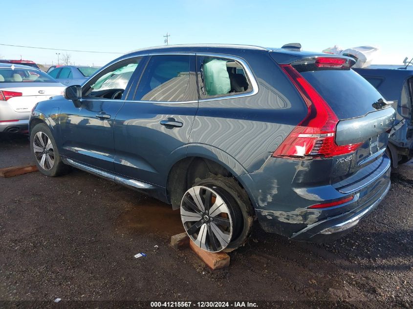 2023 Volvo Xc60 Recharge Plug-In Hybrid T8 Plus Bright Theme VIN: YV4H60DE7P1259514 Lot: 41215567