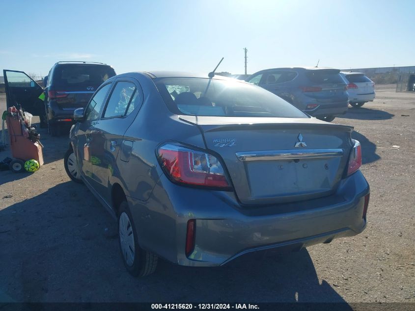 2022 Mitsubishi Mirage G4 Se VIN: ML32FVFJ1NHF01353 Lot: 41215620