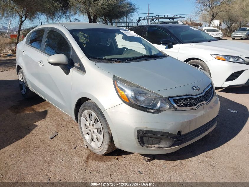 2013 Kia Rio Ex/Sx VIN: KNADN4A3XD6193504 Lot: 41215723