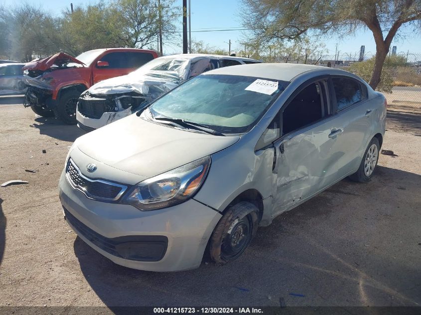 2013 Kia Rio Ex/Sx VIN: KNADN4A3XD6193504 Lot: 41215723