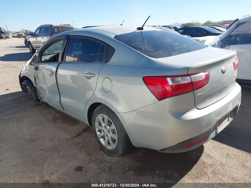 2013 Kia Rio Ex/Sx VIN: KNADN4A3XD6193504 Lot: 41215723