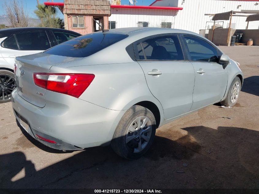 2013 Kia Rio Ex/Sx VIN: KNADN4A3XD6193504 Lot: 41215723