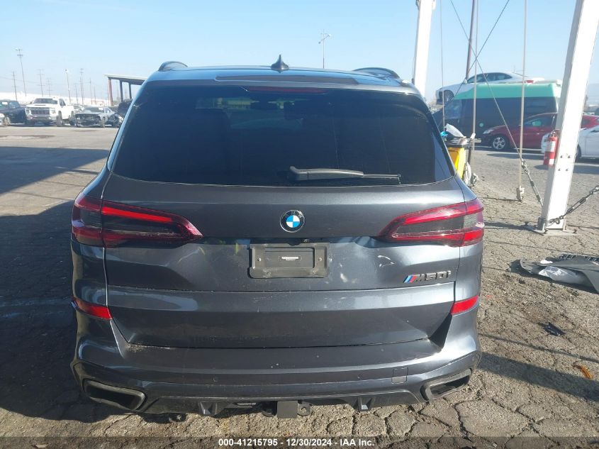 2022 BMW X5 M50I VIN: 5UXJU4C01N9J87147 Lot: 41215795