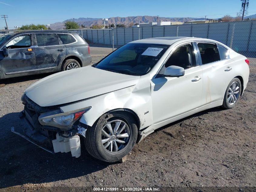 2017 Infiniti Q50 Premium VIN: JN1CV7AP3HM640570 Lot: 41215991