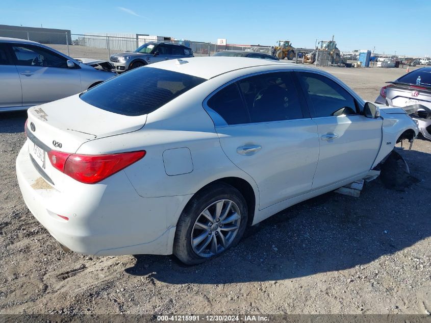 2017 Infiniti Q50 Premium VIN: JN1CV7AP3HM640570 Lot: 41215991