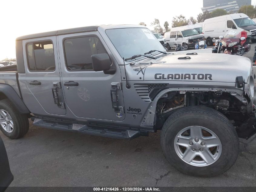 2020 Jeep Gladiator Sport S 4X4 VIN: 1C6HJTAG7LL159802 Lot: 41216426