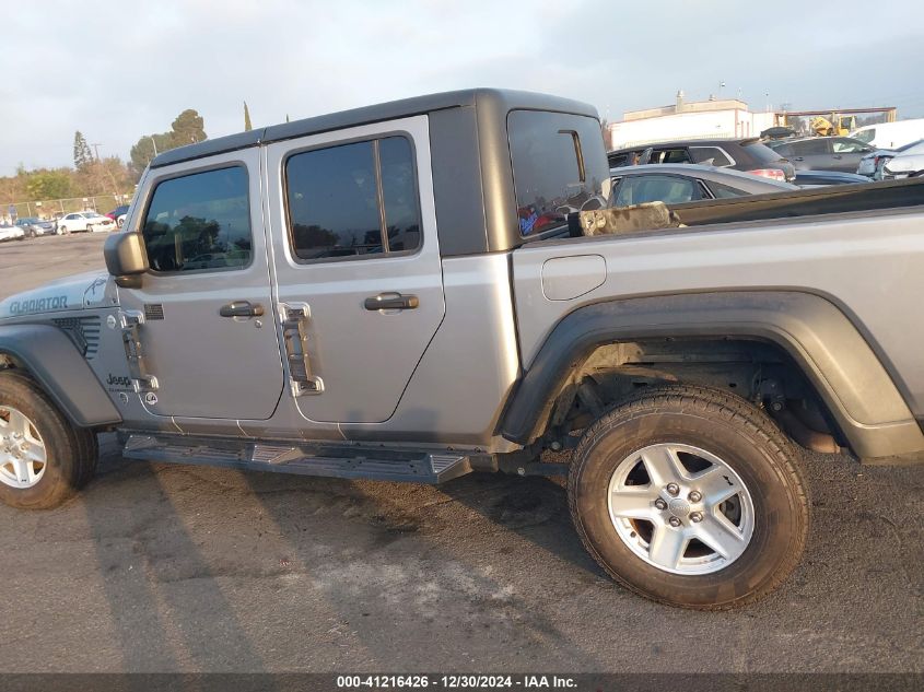 2020 Jeep Gladiator Sport S 4X4 VIN: 1C6HJTAG7LL159802 Lot: 41216426