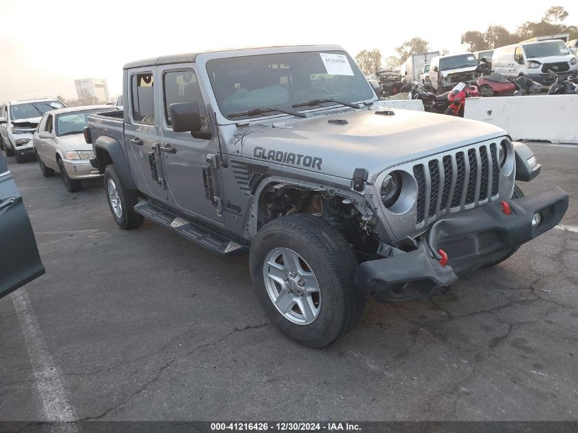 2020 Jeep Gladiator Sport S 4X4 VIN: 1C6HJTAG7LL159802 Lot: 41216426