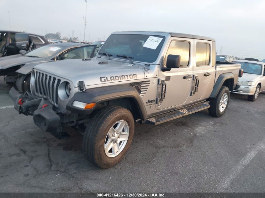 2020 Jeep Gladiator Sport S 4X4 VIN: 1C6HJTAG7LL159802 Lot: 41216426