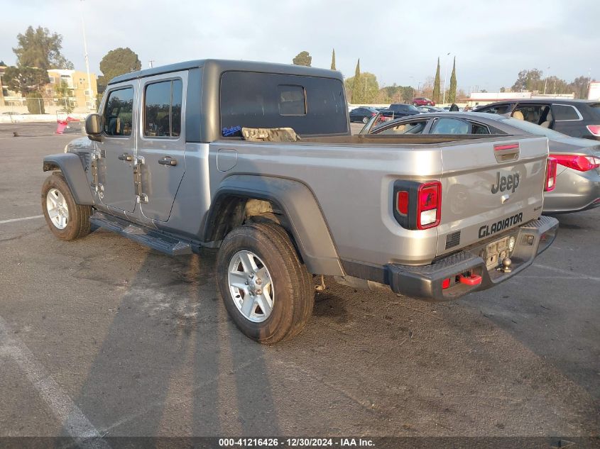 2020 Jeep Gladiator Sport S 4X4 VIN: 1C6HJTAG7LL159802 Lot: 41216426