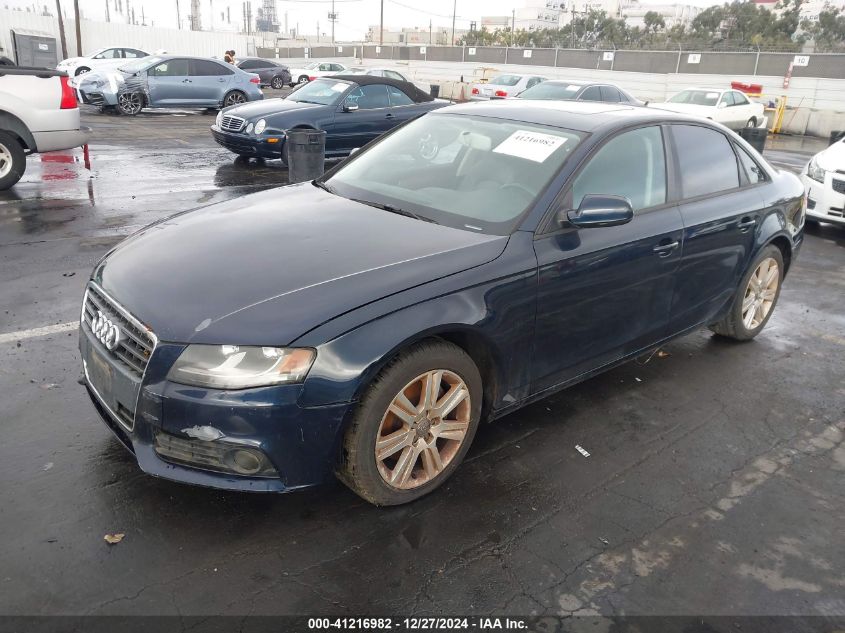 2011 Audi A4 2.0T Premium VIN: WAUAFAFL4BN041437 Lot: 41216982