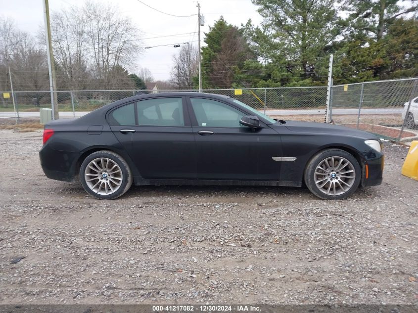 2013 BMW 750 I VIN: WBAYA8C56DD227873 Lot: 41217082