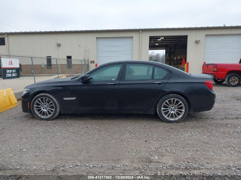 2013 BMW 750 I VIN: WBAYA8C56DD227873 Lot: 41217082