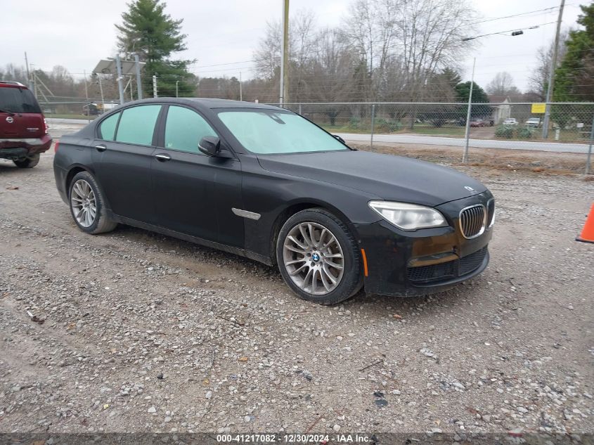 2013 BMW 750 I VIN: WBAYA8C56DD227873 Lot: 41217082