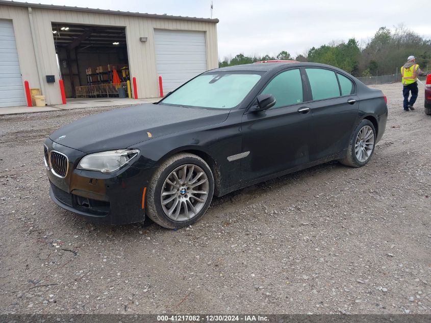 2013 BMW 750 I VIN: WBAYA8C56DD227873 Lot: 41217082