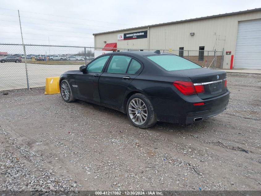 2013 BMW 750 I VIN: WBAYA8C56DD227873 Lot: 41217082