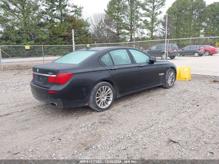 2013 BMW 750 I VIN: WBAYA8C56DD227873 Lot: 41217082