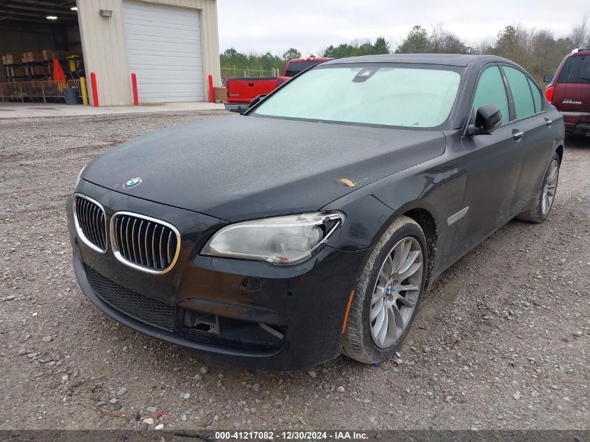 2013 BMW 750 I VIN: WBAYA8C56DD227873 Lot: 41217082