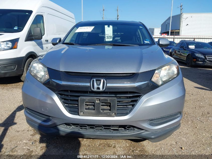 2018 Honda Hr-V Lx VIN: 3CZRU5H36JM717924 Lot: 41217177