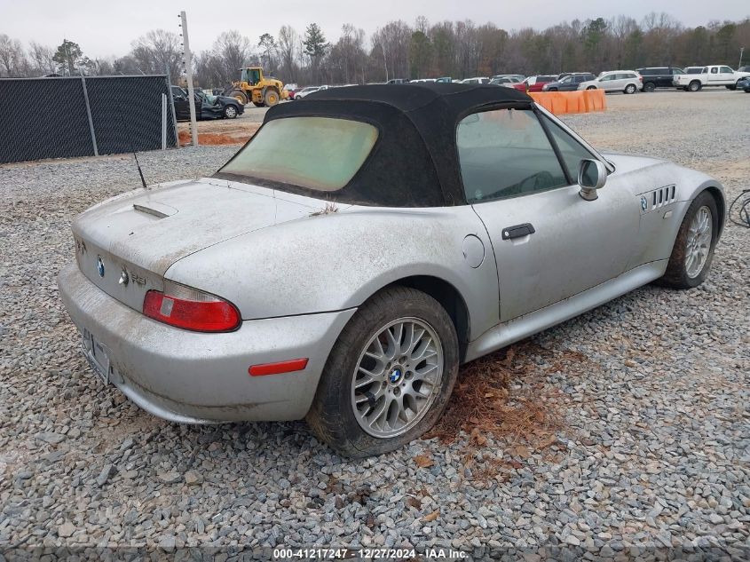 2000 BMW Z3 2.8 VIN: WBACH3345YLF72083 Lot: 41217247