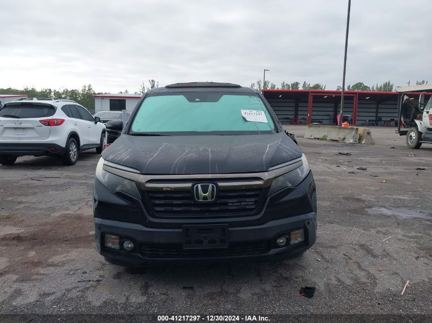 2017 Honda Ridgeline Black Edition VIN: 5FPYK3F89HB016925 Lot: 41217297