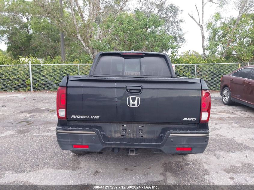 2017 Honda Ridgeline Black Edition VIN: 5FPYK3F89HB016925 Lot: 41217297