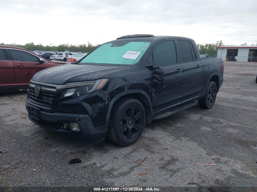 2017 Honda Ridgeline Black Edition VIN: 5FPYK3F89HB016925 Lot: 41217297