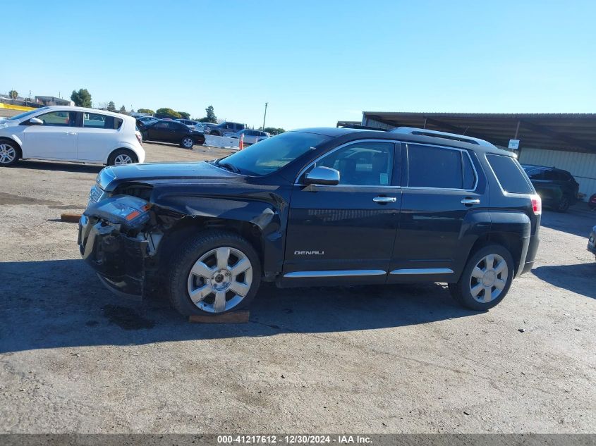 2013 GMC Terrain Denali VIN: 2GKFLYE38D6235878 Lot: 41217612