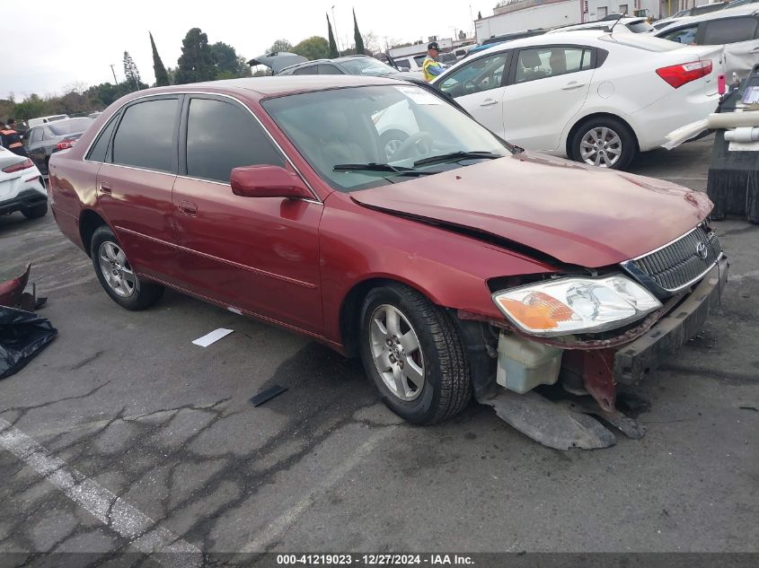 2002 Toyota Avalon Xl VIN: 4T1BF28B92U245573 Lot: 41219023