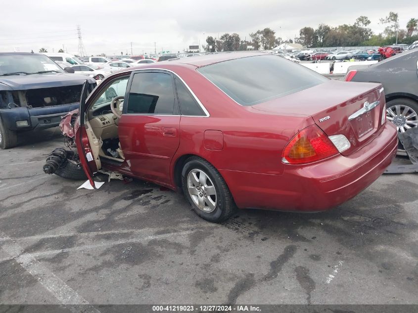 2002 Toyota Avalon Xl VIN: 4T1BF28B92U245573 Lot: 41219023