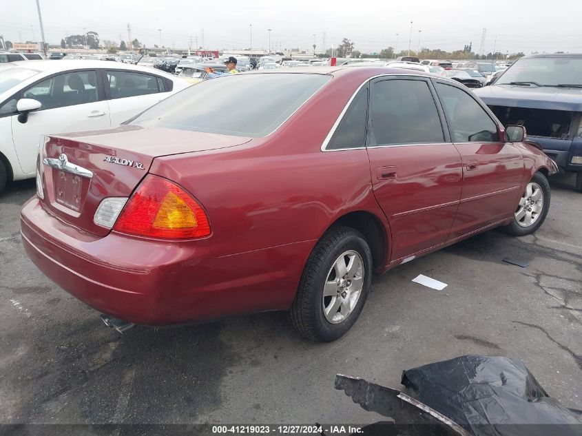 2002 Toyota Avalon Xl VIN: 4T1BF28B92U245573 Lot: 41219023