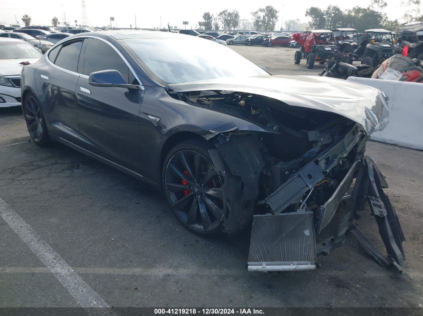 2015 Tesla Model S 85D/P85D VIN: 5YJSA1E48FF112739 Lot: 41219218