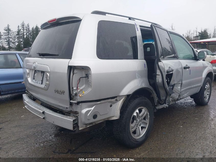 2005 Honda Pilot Ex-L VIN: 2HKYF18705H560698 Lot: 41219235