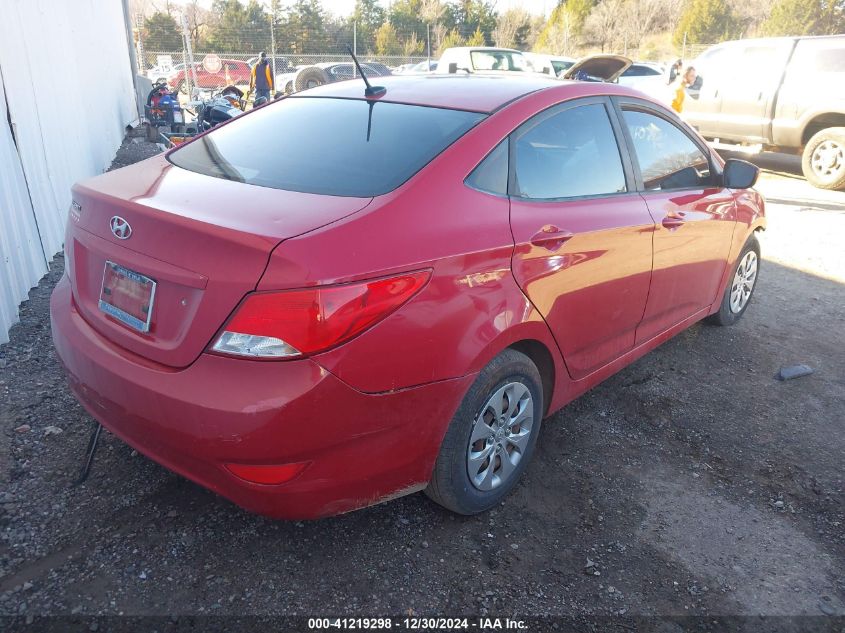 2016 Hyundai Accent Se VIN: KMHCT4AE8GU141726 Lot: 41219298