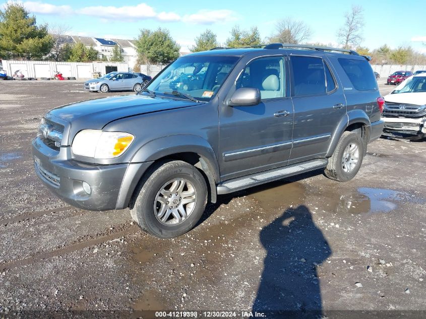 2005 Toyota Sequoia Limited V8 VIN: 5TDBT48A85S246397 Lot: 41219398