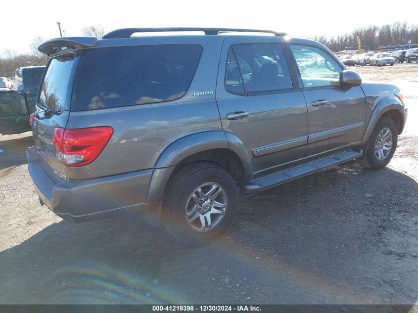 2005 Toyota Sequoia Limited V8 VIN: 5TDBT48A85S246397 Lot: 41219398