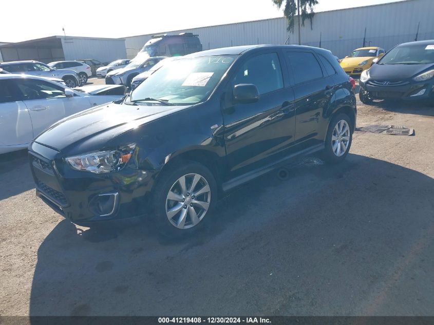 2015 Mitsubishi Outlander Sport Es VIN: 4A4AP3AU4FE051864 Lot: 41219408