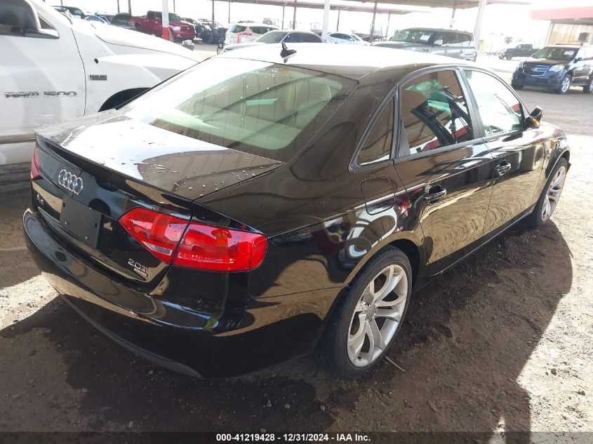 2011 Audi A4 2.0T Premium VIN: WAUDFAFL0BN055509 Lot: 41219428