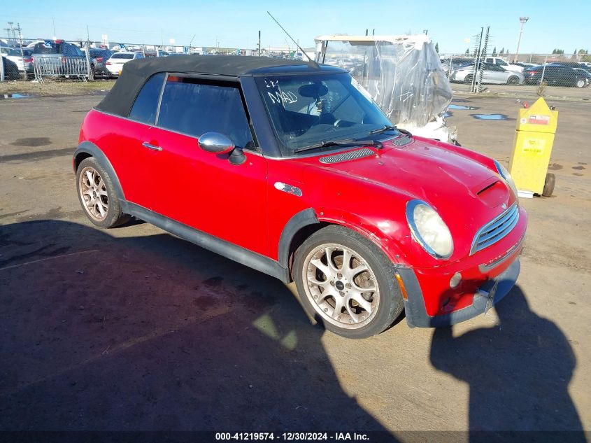 2005 Mini Cooper S VIN: WMWRH33575TF84766 Lot: 41219574