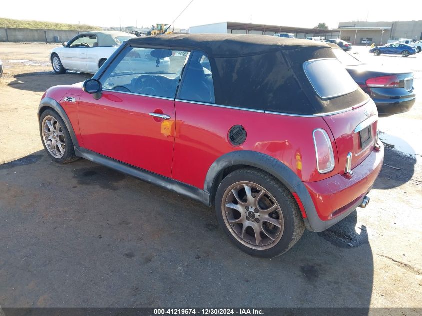 2005 Mini Cooper S VIN: WMWRH33575TF84766 Lot: 41219574