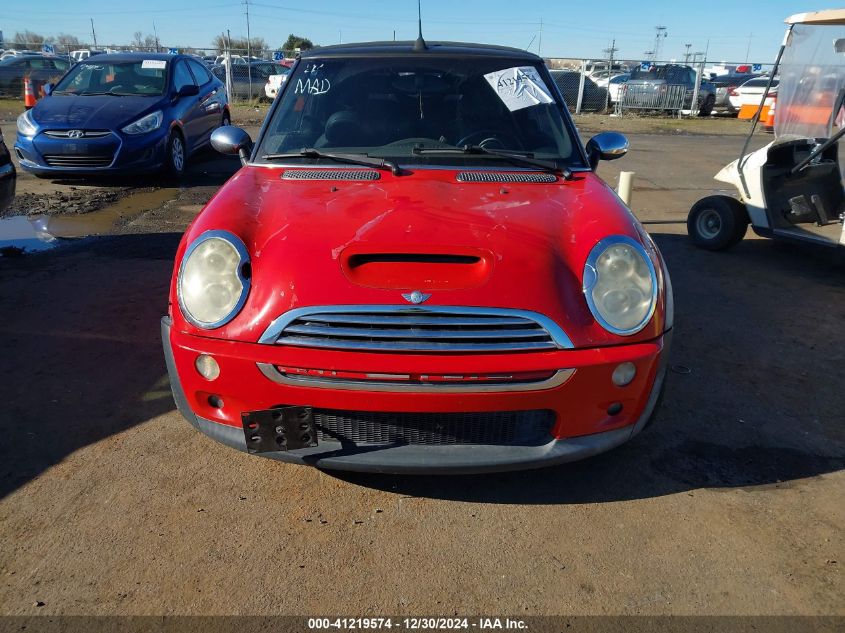 2005 Mini Cooper S VIN: WMWRH33575TF84766 Lot: 41219574