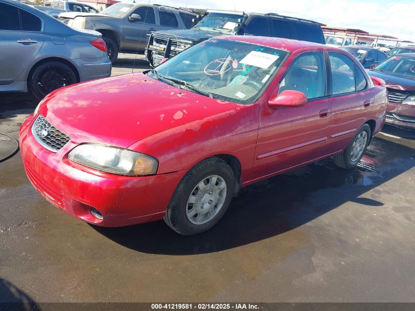 2002 Nissan Sentra Xe/Gxe VIN: 3N1CB51D72L686682 Lot: 41219581