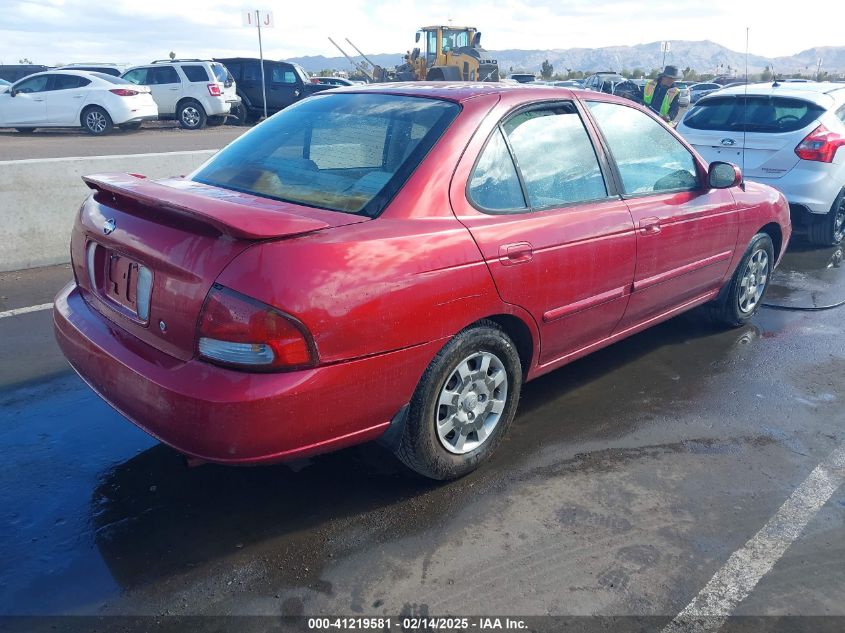 2002 Nissan Sentra Xe/Gxe VIN: 3N1CB51D72L686682 Lot: 41219581