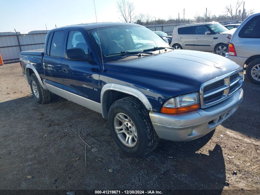 2002 Dodge Dakota Slt VIN: 1B7HL48N92S625845 Lot: 41219671