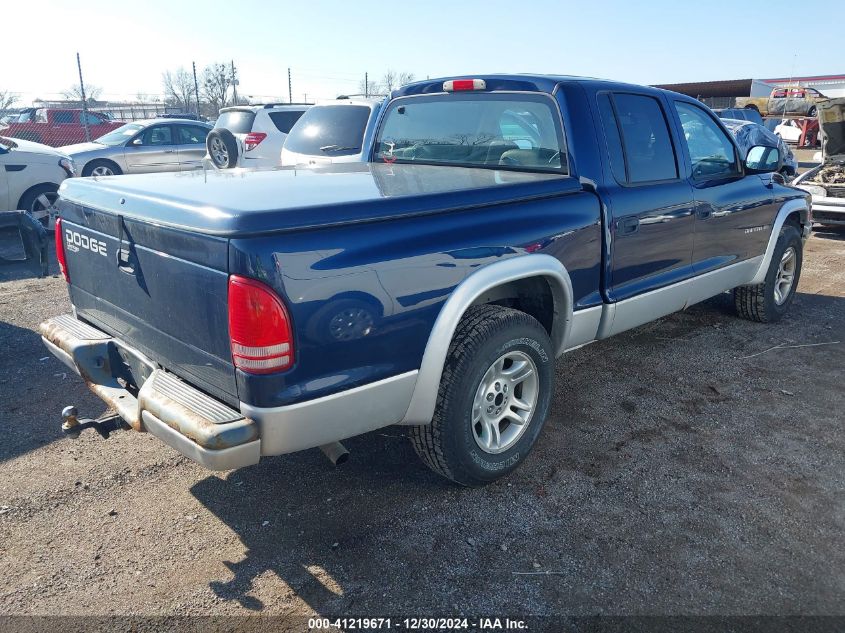 2002 Dodge Dakota Slt VIN: 1B7HL48N92S625845 Lot: 41219671