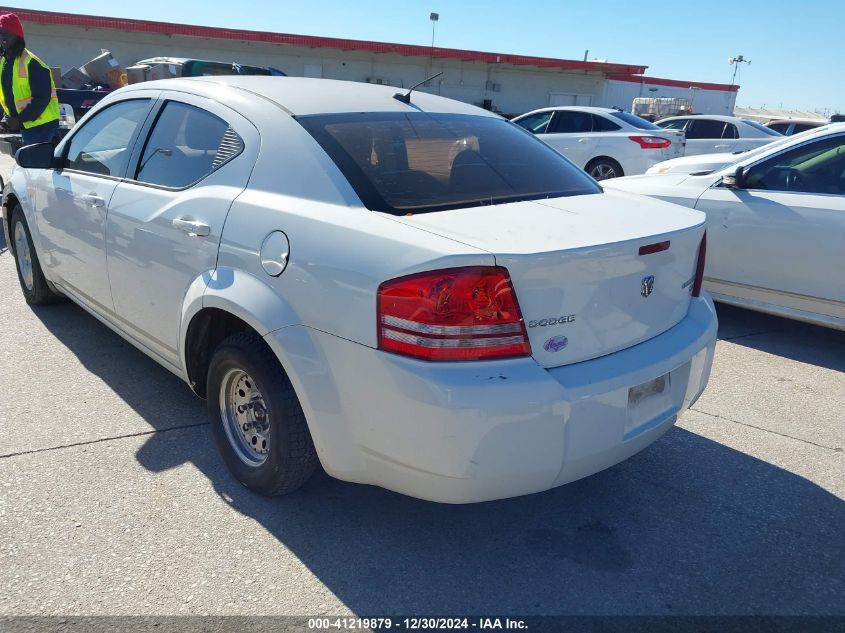 2010 Dodge Avenger Sxt VIN: 1B3CC4FB4AN130308 Lot: 41219879