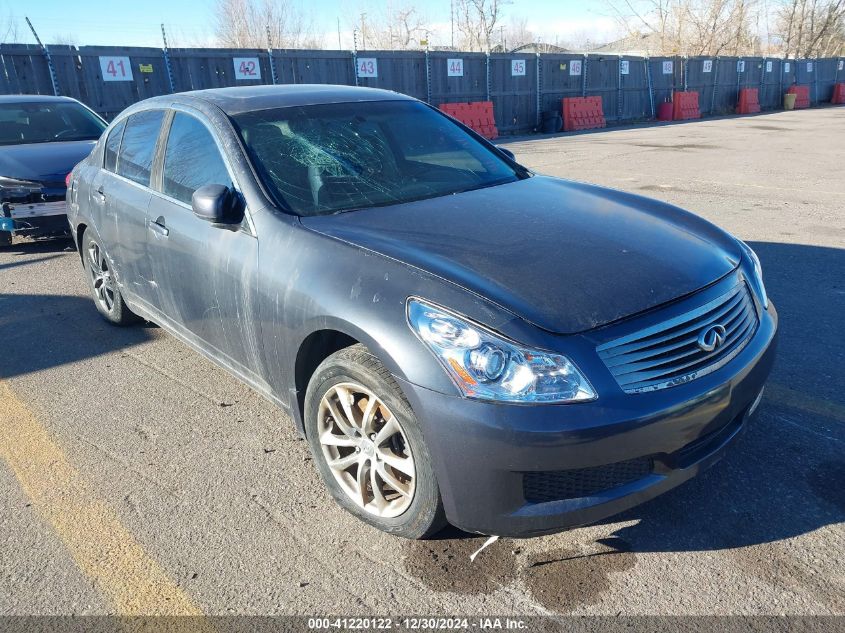 2008 Infiniti G35X VIN: JNKBV61F38M251369 Lot: 41220122