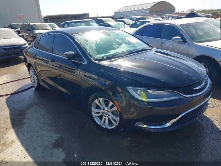 2015 Chrysler 200 Limited VIN: 1C3CCCAB5FN666566 Lot: 41220230